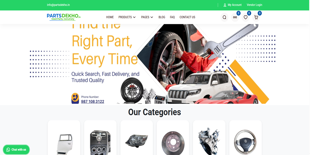 Multi-Vendor Automobile Parts Marketplace